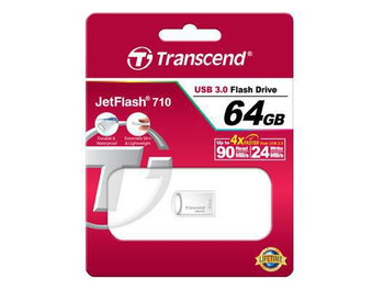 Transcend TS64GJF710S 64GB JETFLASH710 SILVERUSB 3.0 TS64GJF710S