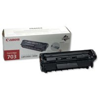 Canon 703Bk Black Standard Capacity Toner Cartridge 2K Pages - 7616A005 7616A005