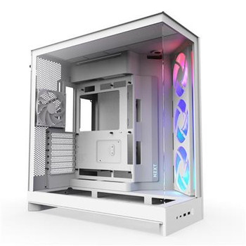 Nzxt H9 Flow Rgb Mid Tower Case White E-Atx/Atx/M-Atx/M-Itx CM-H92FW-R1