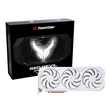 Powercolor Radeon Rx 9070 Xt Oc Red Devil White 16Gb Gddr6/Pci Express 5.0/3060M RX9070XT 16G-E/OC/WHITE
