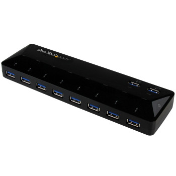 StarTech.com ST103008U2C 10-PT USB 3.0 HUB W/ CHARGING ST103008U2C