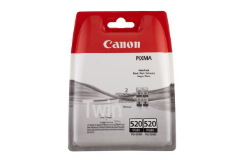 Canon 2932B012 Ink Black Twin Pack PGI-520BK 2932B012