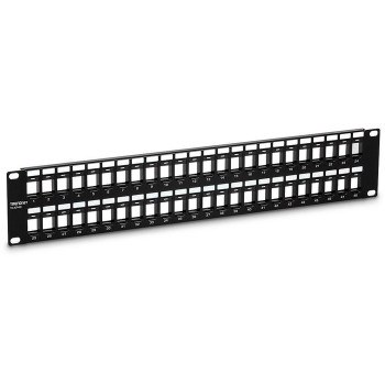 TrendNET TC-KP48 48-Port Blank Keystone Patch P TC-KP48 TrendNET TC-KP48 48-Port Blank Keystone Patch P TC-KP48