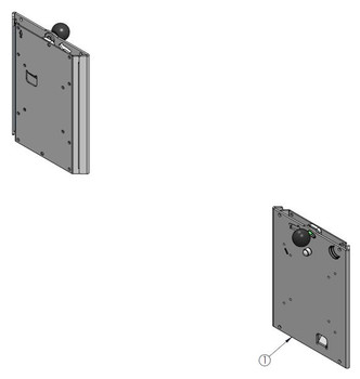 Ergonomic Solutions SPV3305-02 Height Adjustable Adapter for SPV3305-02