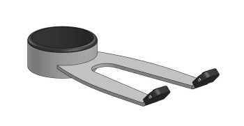 Ergonomic Solutions SPV3602-02 Universal hand scanner mount SPV3602-02