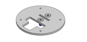 Ergonomic Solutions SPA106-02 Multigrip adapter - BLACK SPA106-02