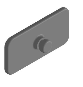 Ergonomic Solutions SPCS301-02 Clicksafe Adhesive ancher. SPCS301-02