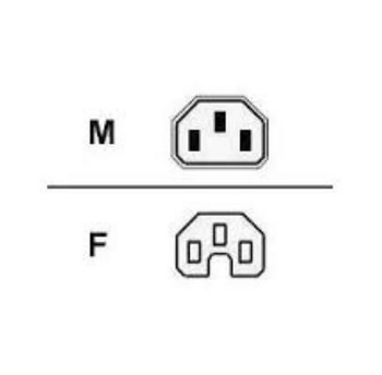 Raritan SLC14C15-0.5M-6PK Pack of 6 SecureLock locking SLC14C15-0.5M-6PK