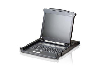 Aten CL1000M-ATA-EE 1U USB KVM Rack Console 17" CL1000M-ATA-EE
