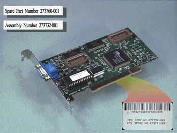 HP RP000086112 PCI Graphics Board RP000086112