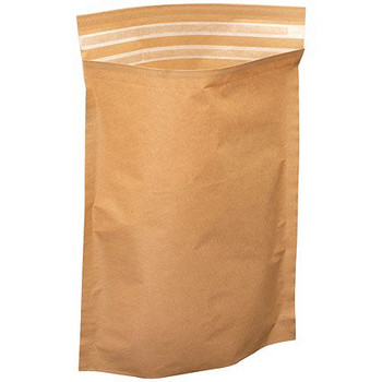 Kraft Paper Mailing Bags With Twin Peel & Seal 415Mm X 495Mm + 100Mm Gusset + 10 KMB415