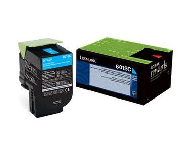 Lexmark 80C2SC0 Toner Cyan Return Program 80C2SC0