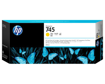 HP F9K02A Ink/745 300-ml Yellow F9K02A
