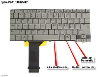 HP 140375-001-RFB ARMADA M300 KEYBOARD 140375-001-RFB