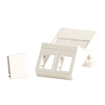 Lanview LVN126105 Wall plate. angled. for 2 x LVN126105