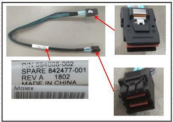 Hewlett Packard Enterprise 842477-001-RFB Cable HD Mini SAS to Mini 842477-001-RFB