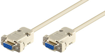 MicroConnect SCSENN2N DB9-DB9 1.8m F/F. Null modem SCSENN2N