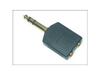 MicroConnect AUDANS Adapter 6.3mm - 2X3.5mm M-F AUDANS