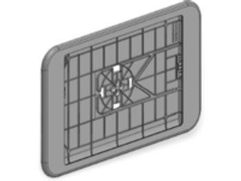 SpacePole IFI101C32P32 i-Frame case. iPad Air. White IFI101C32P32