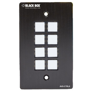Black Box AVS-CTRL8 Wallplate Control Panel AVS-CTRL8