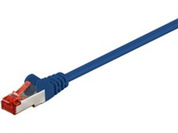 MicroConnect B-FTP60025B F/UTP CAT6 0.25m Blue PVC B-FTP60025B