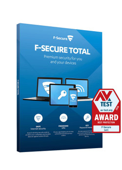 F-Secure FCFTBR2N003E2 Total Security & Privacy FCFTBR2N003E2