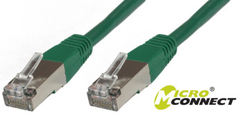 MicroConnect B-FTP615G F/UTP CAT6 15m Green PVC B-FTP615G