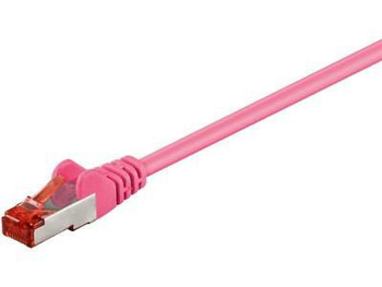 MicroConnect SSTP601PI S/FTP CAT6 1m Pink LSZH SSTP601PI