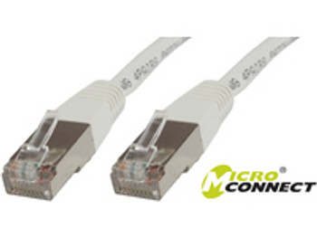 MicroConnect SSTP6005W S/FTP CAT6 0.5m White LSZH SSTP6005W