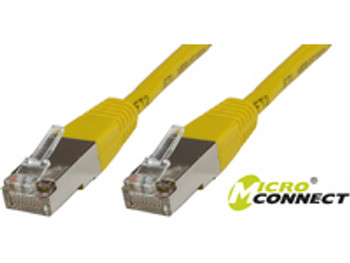 MicroConnect SSTP6005Y S/FTP CAT6 0.5m Yellow LSZH SSTP6005Y