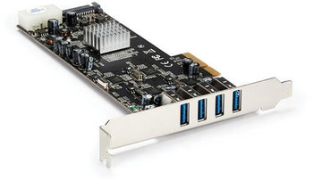 StarTech.com PEXUSB3S44V 4 PT 4 CHANNEL PCIE USB 3 CARD PEXUSB3S44V