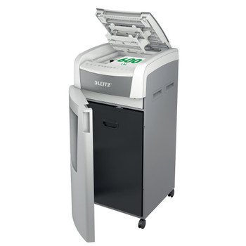 Leitz Iq Autofeed Office Pro 600 Micro Cut Shredder 110 Litre 600 Sheet Automati 80181000