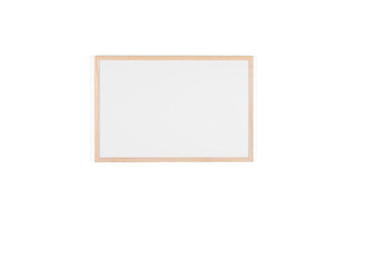 Bi-Office Non Magnetic Melamine Whiteboard Pine Wood Frame 600X400mm MP03001010
