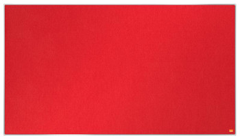 Nobo Impression Pro Widescreen Red Felt Noticeboard Aluminium Frame 1220X690mm 1 1915421 Nobo Impression Pro Widescreen Red Felt Noticeboard Aluminium Frame 1220X690mm 1 1915421