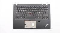 Lenovo FRU02HM310 C-Cover W/Keyboard BL Belgian FRU02HM310