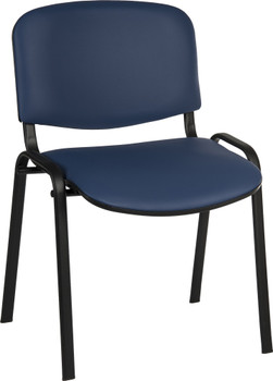 Conference Pu Stackable Chair Blue - 1500PU-BLU - 1500PU-BLU