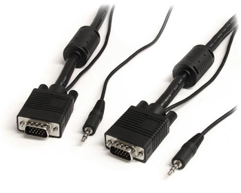 StarTech.com MXTHQMM10MA MONITOR VGA CABLE WITH AUDIO MXTHQMM10MA