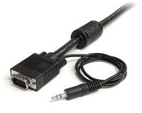 StarTech.com MXTHQMM10MA MONITOR VGA CABLE WITH AUDIO MXTHQMM10MA