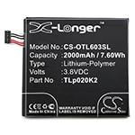 CoreParts MOBX-BAT-OTL603SL Battery for Alcatel Mobile MOBX-BAT-OTL603SL