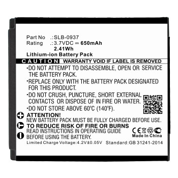 CoreParts MBXCAM-BA364 Camera Battery for Samsung MBXCAM-BA364 CoreParts MBXCAM-BA364 Camera Battery for Samsung MBXCAM-BA364