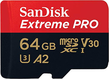 Sandisk Extreme Pro 64Gb Microsdxc Memory Card And Adapter SDSQXCU-064G-GN6MA Sandisk Extreme Pro 64Gb Microsdxc Memory Card And Adapter SDSQXCU-064G-GN6MA