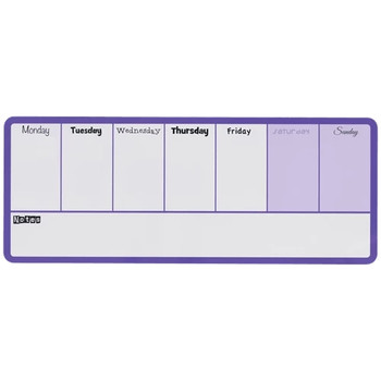 Nobo Mini Magnetic Whiteboard Weekly Planner 360x140mm 1904048 1904048 Nobo Mini Magnetic Whiteboard Weekly Planner 360x140mm 1904048 1904048