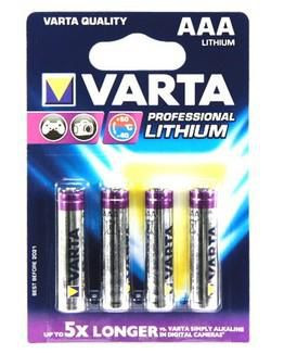 Varta 06103301404 Professional Lithium AAA 06103301404