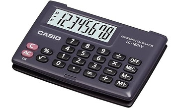 Casio LC-160LV Handheld Calculator LC160LV Casio LC-160LV Handheld Calculator LC160LV