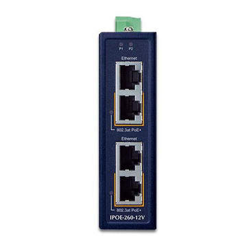 Planet IPOE-260-12V Industrial 2-port 10/100/1000T IPOE-260-12V