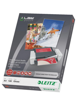 Leitz 74830000 Lamination pouch A4 UDT 175mic 74830000