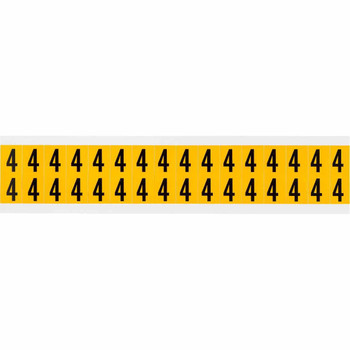 Brady 1520-4 Identical numbers and letters 1520-4