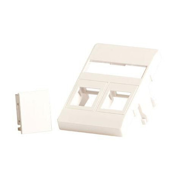 Lanview LVN127866 Wall plate 2 x keystone for LVN127866