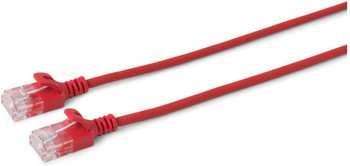 MicroConnect W125628032 U/UTP CAT6A Slim 1M Red V-UTP6A01R-SLIM