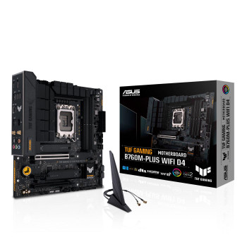 Asus TUF GAMING B760M-PLUS WIFI D4 Intel B760 Lga 1700 Micro Atx TUF GAMING B760M-PLUS WIFI D4